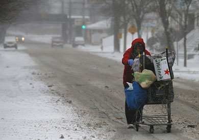 عاصفة قطبية في أمريكا - أرشيفية